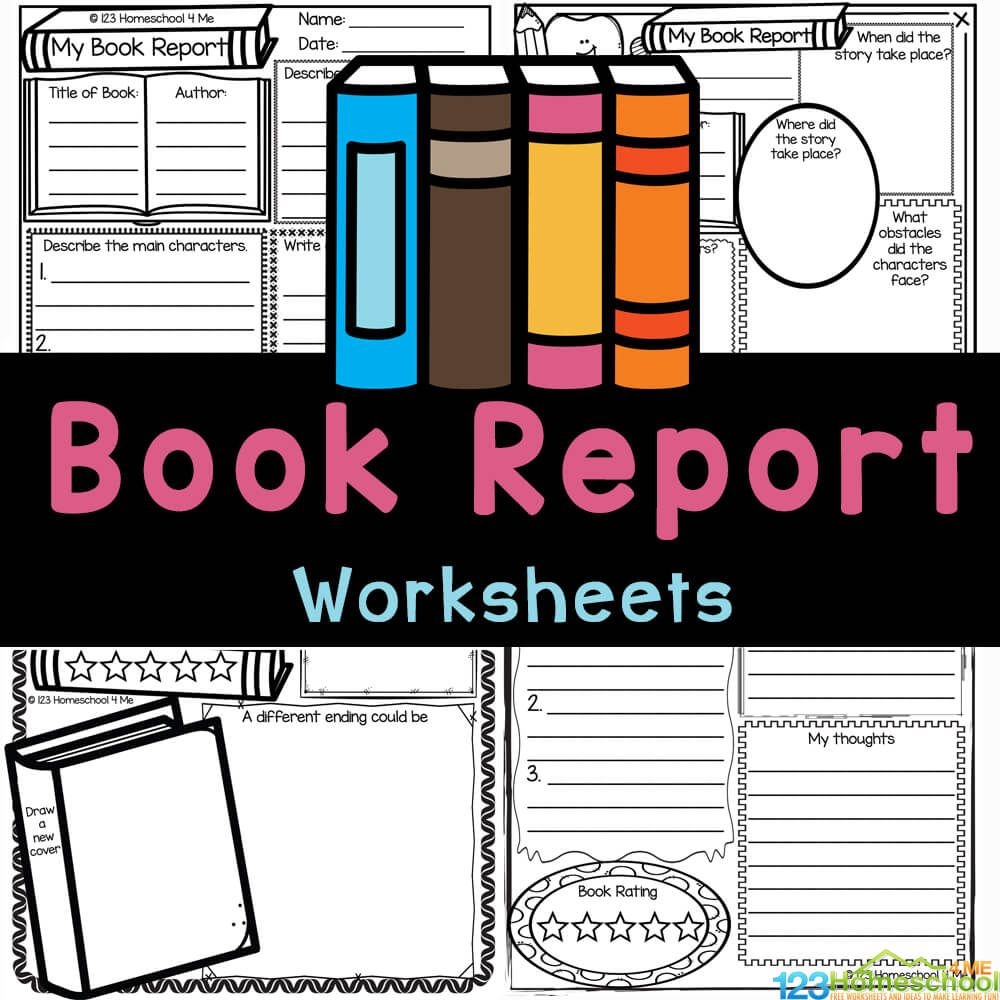 Free Printable Book Report Template 3Rd Grade