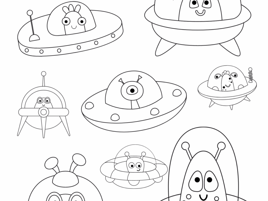 Free Printable Alien Coloring Pages For Kids And Adults