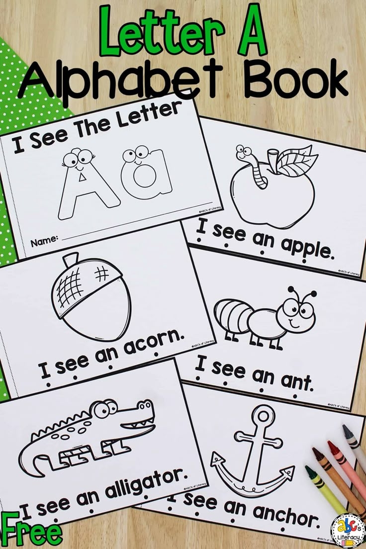 Free Printable Alphabet Books For Preschoolers