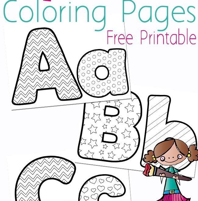 Free Printable Alphabet Coloring Pages For Kids Alphabet Coloring