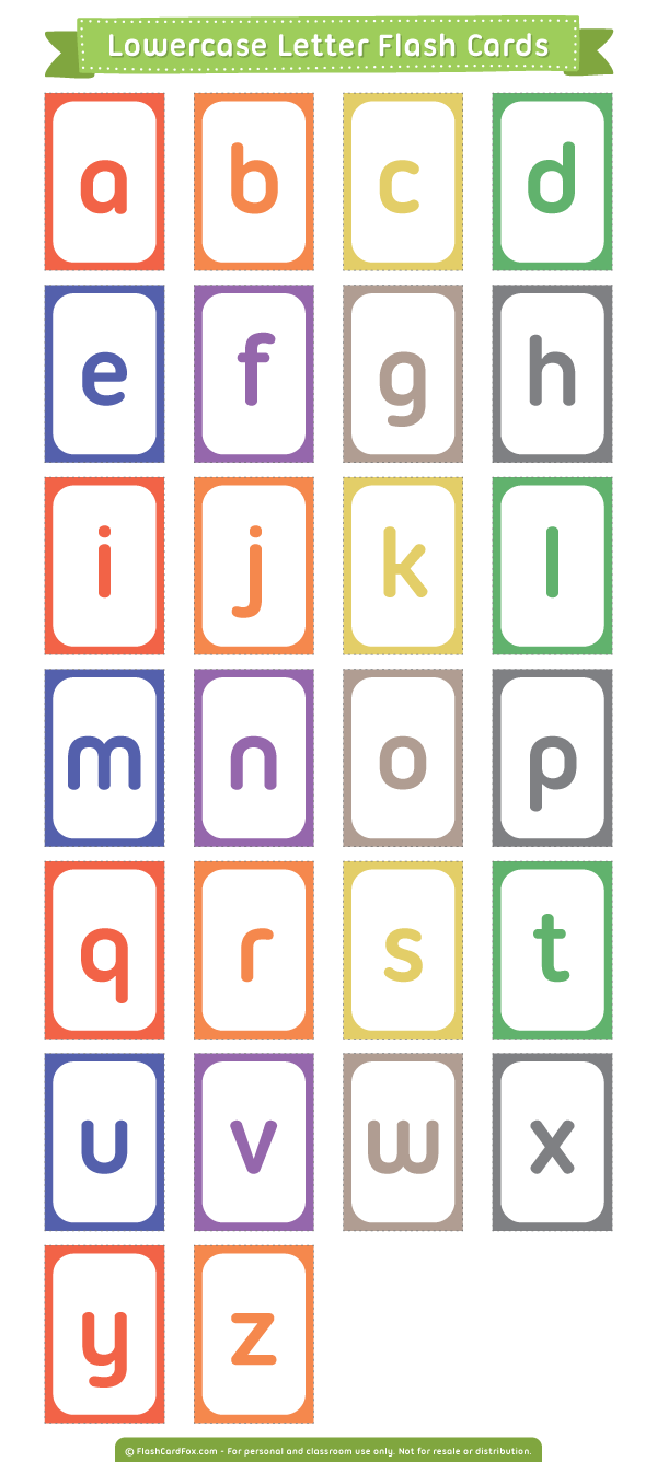 Free Printable Alphabet Flash Cards Upper And Lower Case