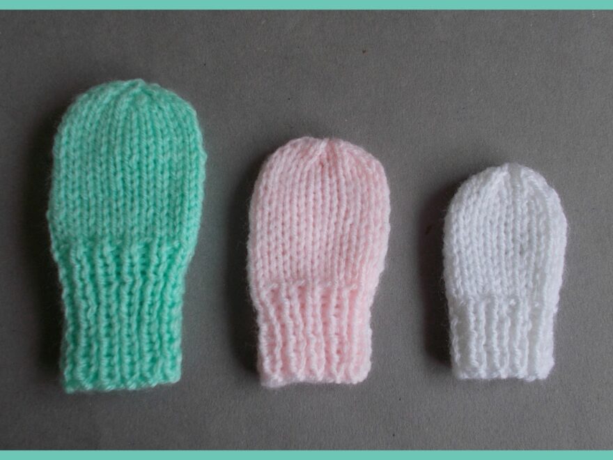 Free Printable Baby Mitten Pattern