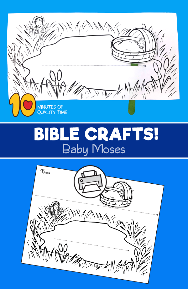 Free Printable Baby Moses Craft Free Printable Baby Moses Craft