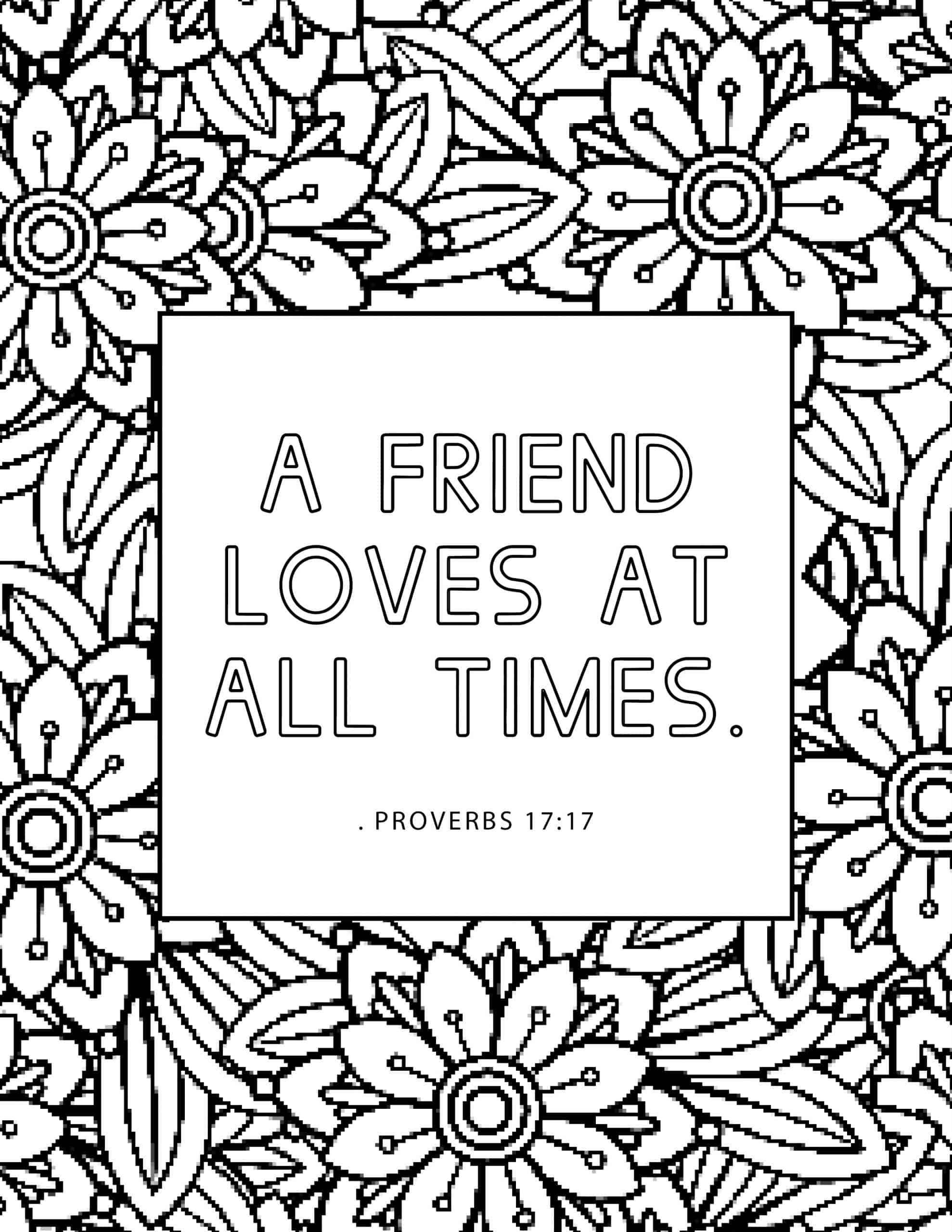 Free Printable Bible Coloring Pages With Verses