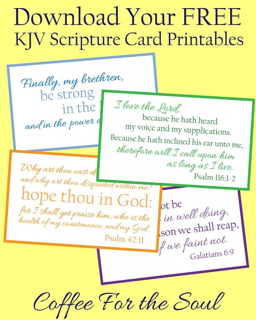 Free Printable Scripture Memory Cards