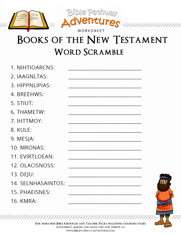 Free Printable Bible Study Worksheets For Adults Rossy Printable