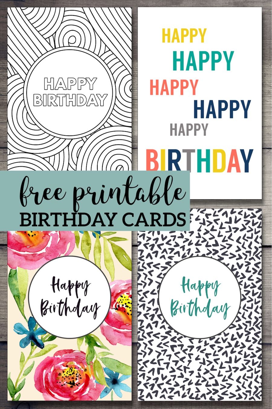 Free Printable Birthday Cards Paper Trail Design Free Printable 
