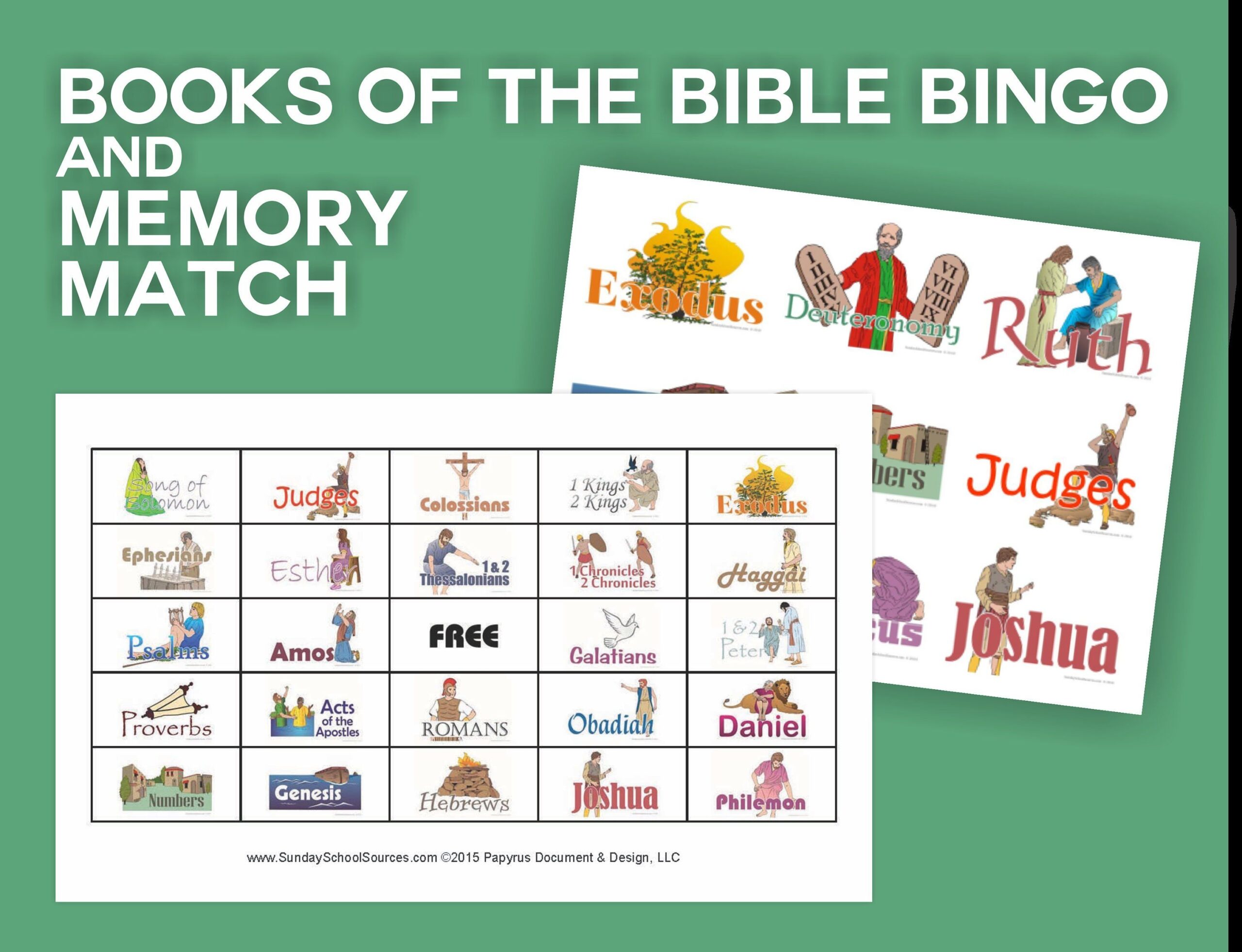 Free Printable Books Of The Bible Bingo Cards Printable Word Searches