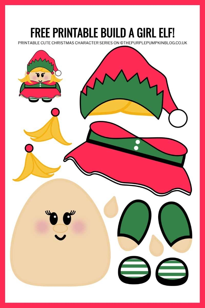 Free Printable Build A Nutcracker Template Christmas Paper Craft Artofit