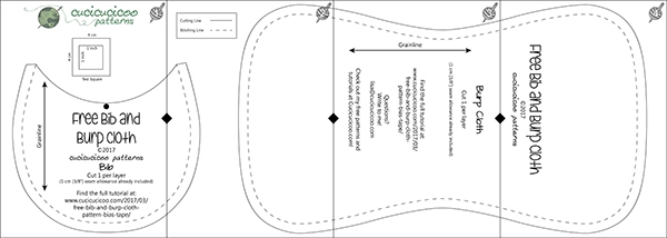 Free Printable Burp Cloth Pattern Printable Templates Your Go To