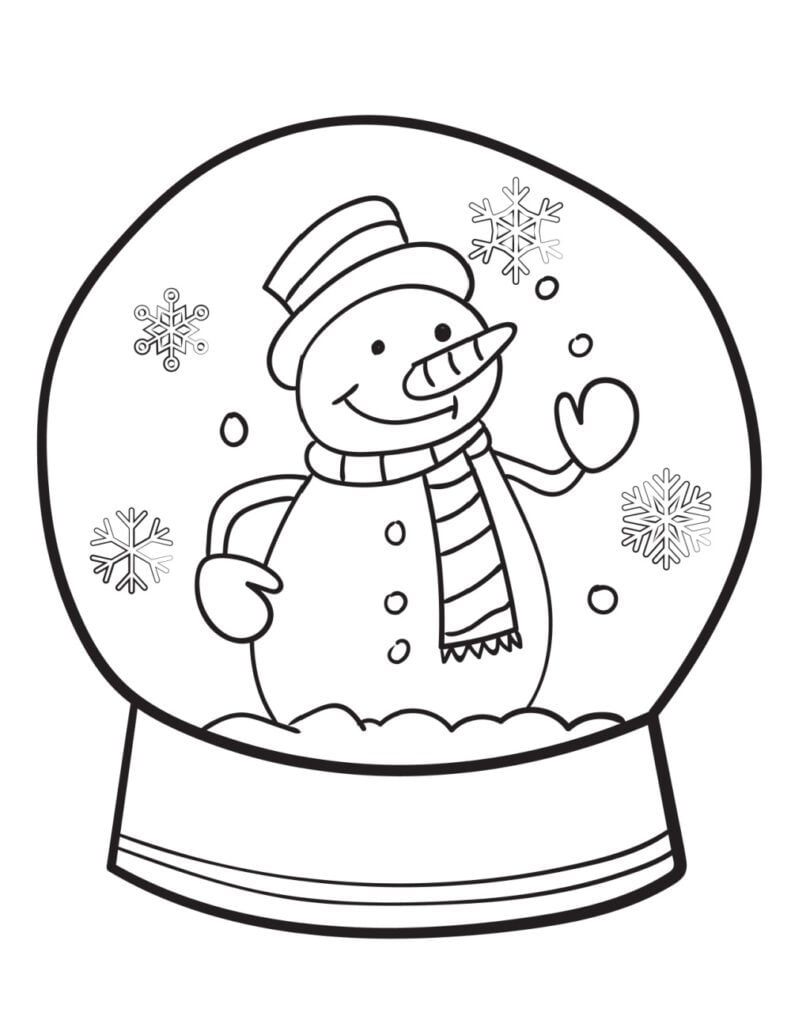 Christmas Coloring Free Printable Pages