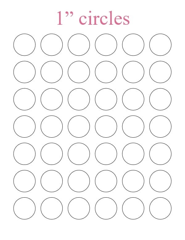 Free Printable Circle Templates Stencils Large Medium Small Free Printable Circle Templates Stencils Large Medium Small