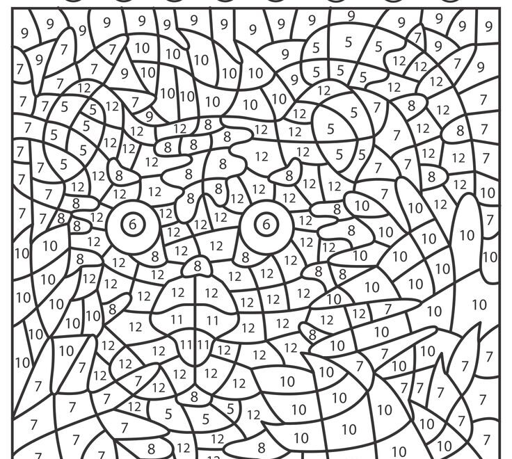 Free Printable Color By Number Worksheets