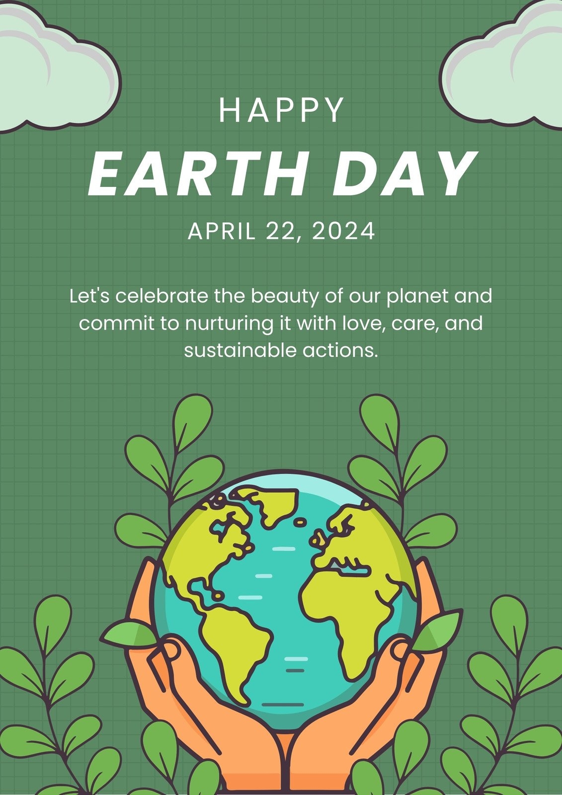 Free Printable Customizable Earth Day Poster Templates Canva 