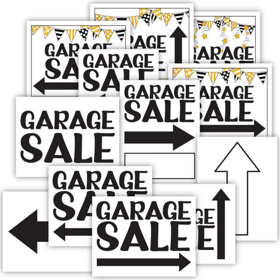 Free Printable Garage Sale Signs Templates