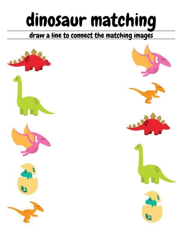 Free Printable Dinosaur Worksheets For Preschoolers Free Printable Dinosaur Worksheets For Preschoolers