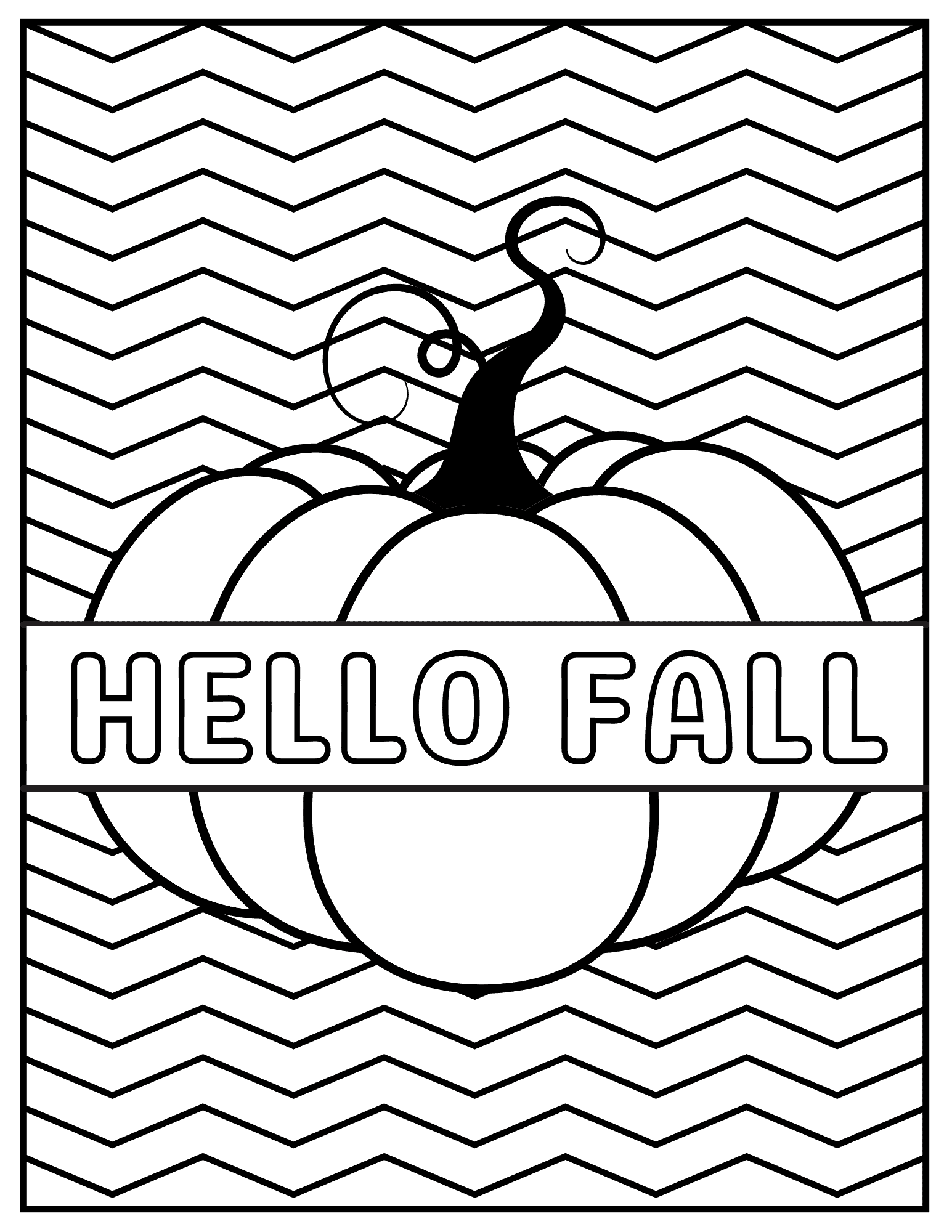Free Printable Fall Coloring Pages Embrace The Autumn Hues
