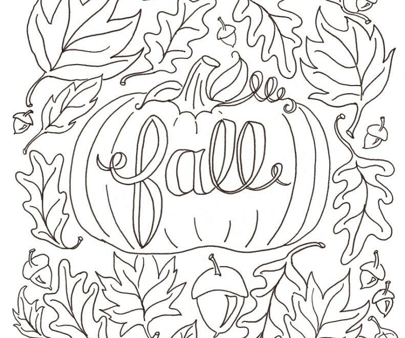Free Printable Fall Leaves Coloring Pages At GetColorings Free