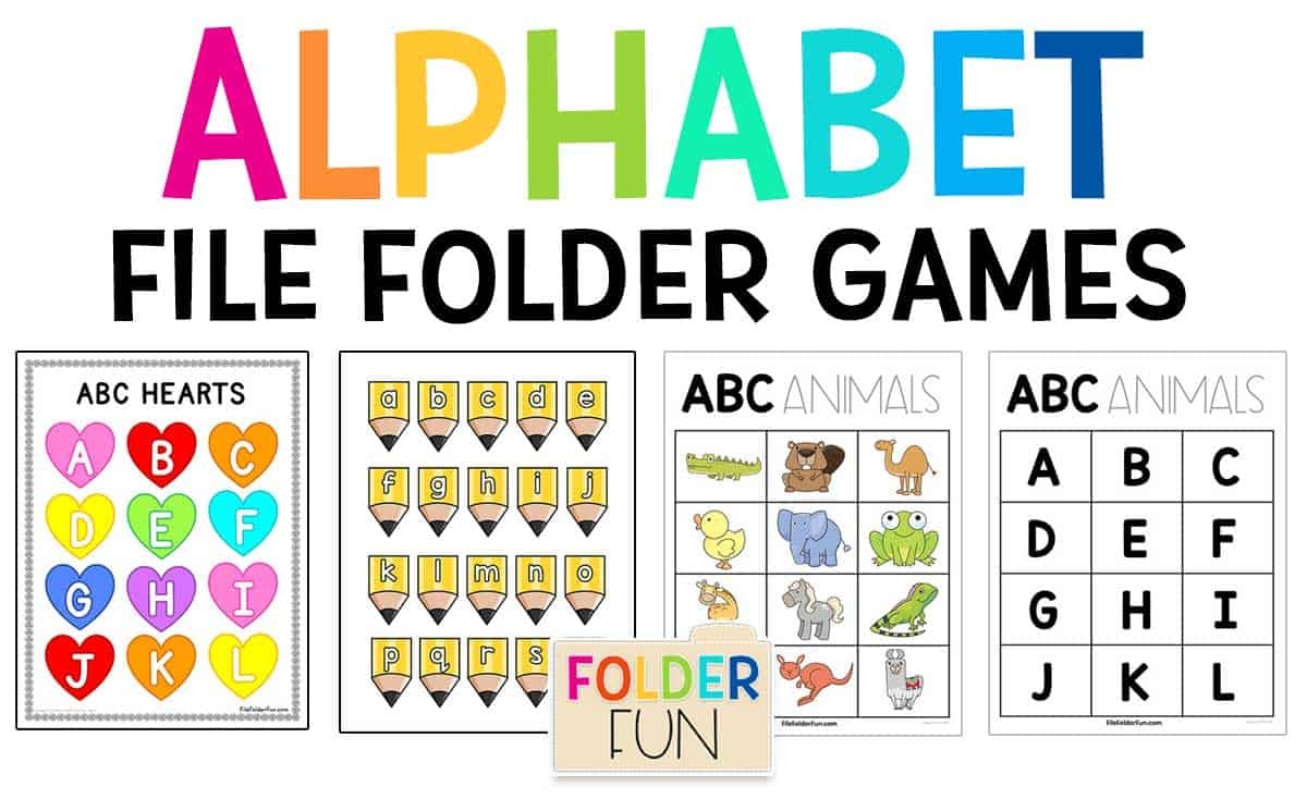 Free Printable File Folder Games For Pre K Printable Form Templates 