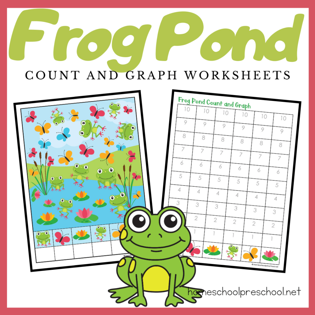 Free Printable Frog Math Game For Counting And Addition Practice
