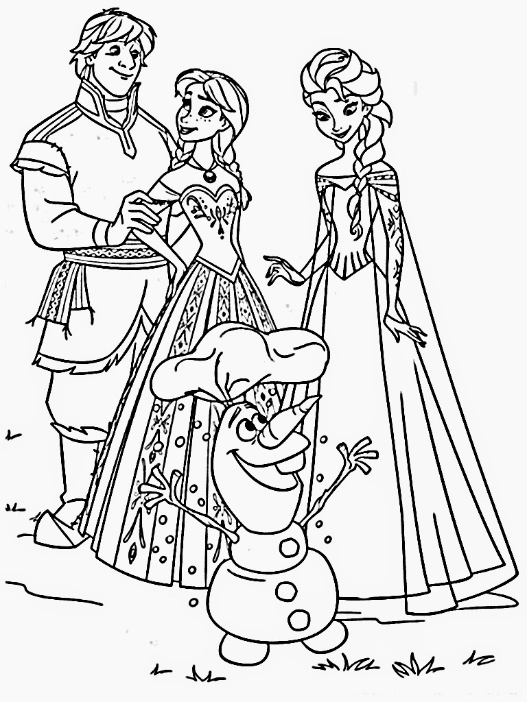 Free Printable Frozen Coloring Pages Free Printable Frozen Coloring Pages