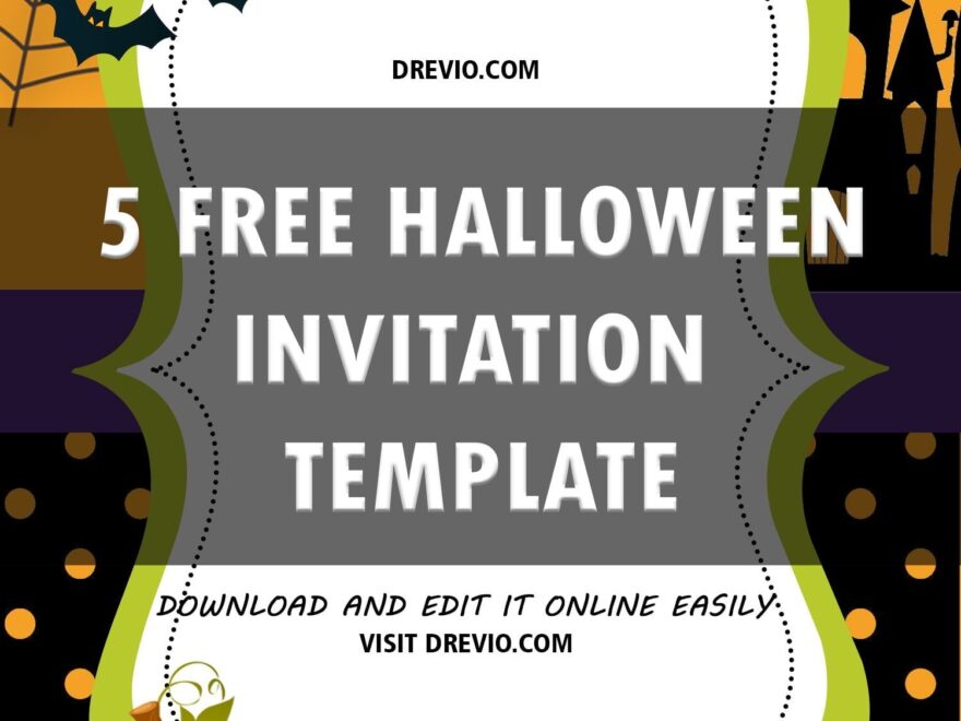 Free Printable Halloween Birthday Party Invitation Templates