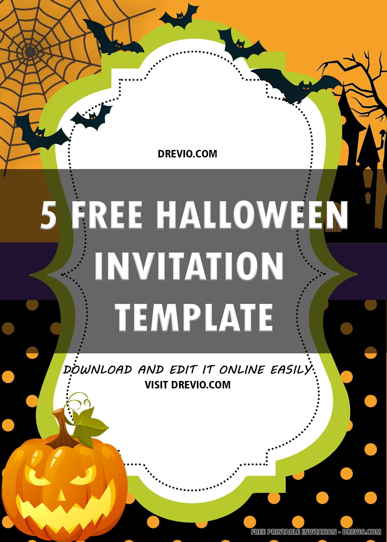 Free Printable Halloween Birthday Party Invitation Templates Free Printable Halloween Birthday Party Invitation Templates