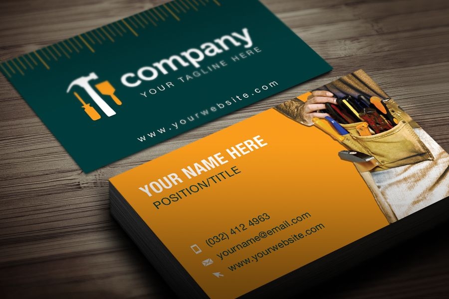 Free Printable Handyman Business Card Templates Honbites