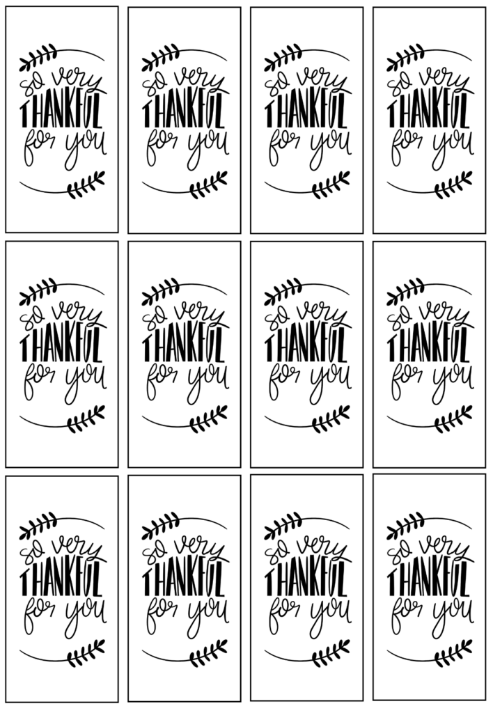 Free Printable Happy Thanksgiving Gift Tags 23 Designs OriginalMOM