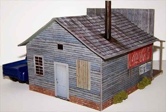 Free Printable HO Scale Buildings EvanDesigns Ho Scale 