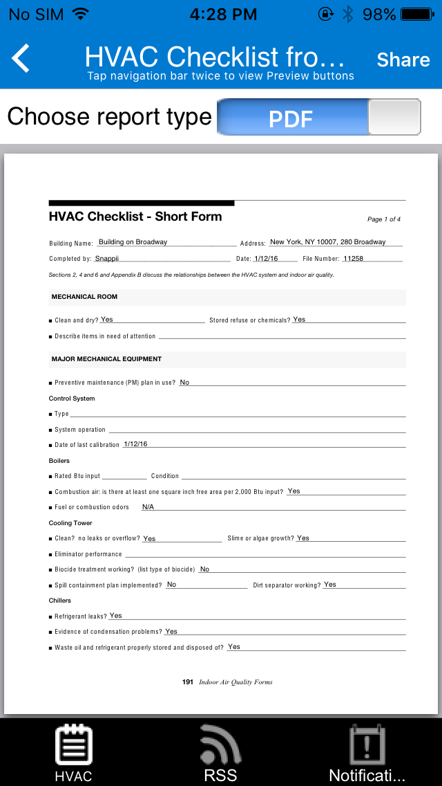 Free Printable Hvac Checklist