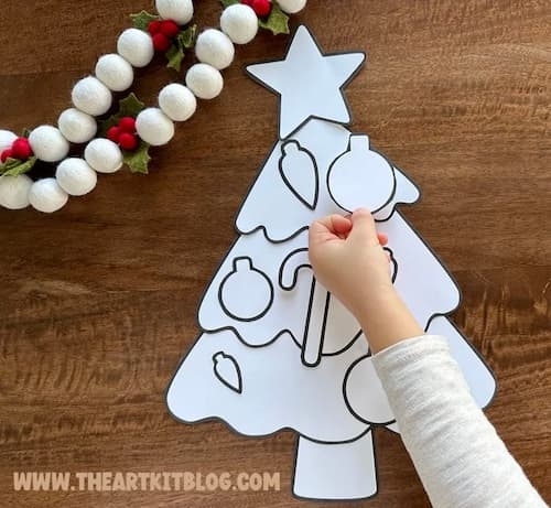 Free Printable Jumbo Christmas Tree Paper Craft Money Saving Mom 