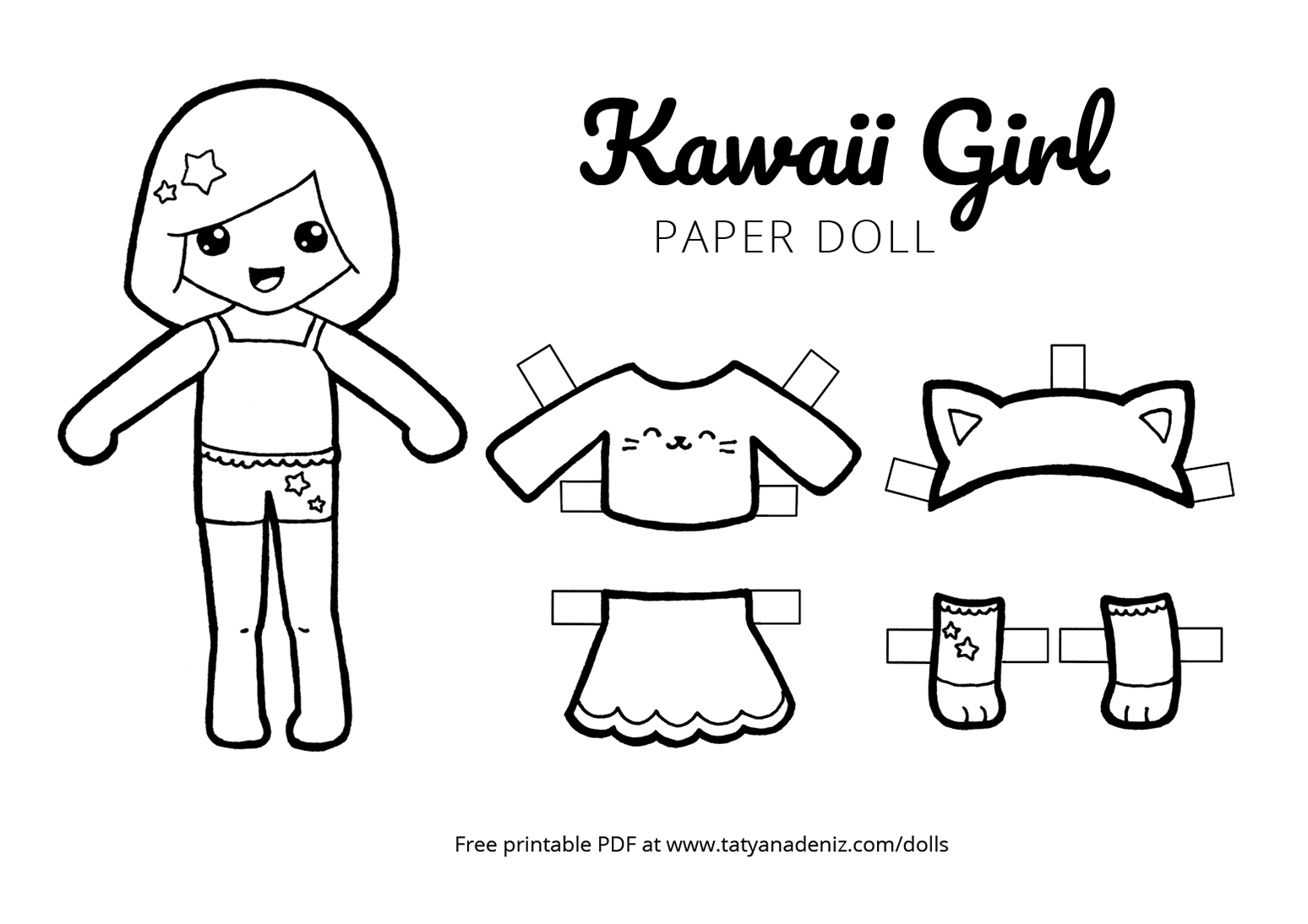 Printable Coloring Pictures Of Paper Dolls Printable Coloring Pictures Of Paper Dolls