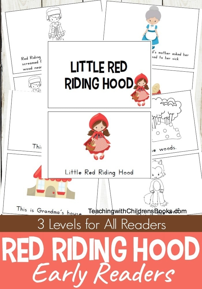 FREE Printable Little Red Riding Hood Mini Book Set Homeschool Giveaways