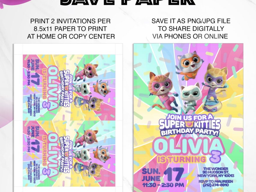 Free Printable Littlest Pet Shop Birthday Party Invitations