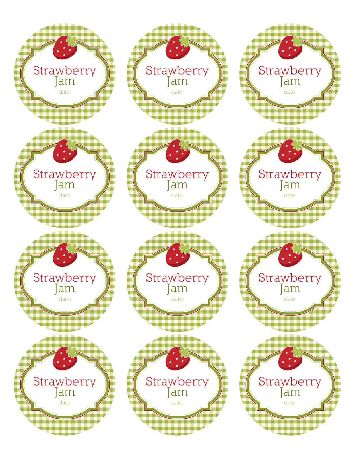 Free Printable Mason Jar Labels