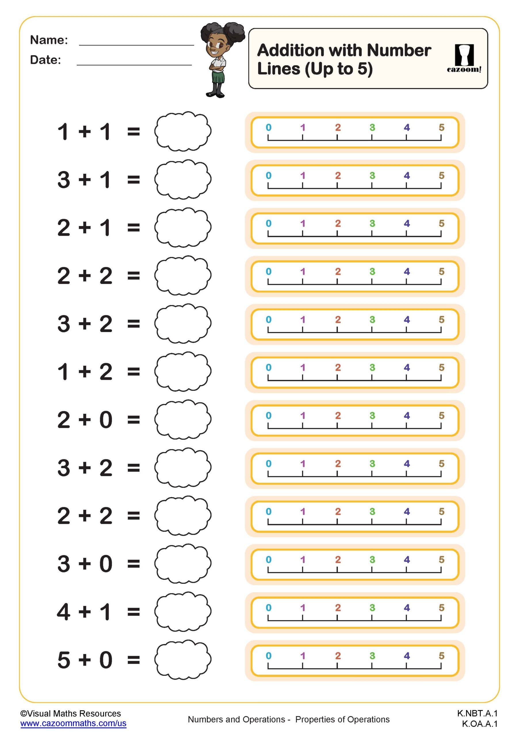 Printable Class Work For Kindergarten
