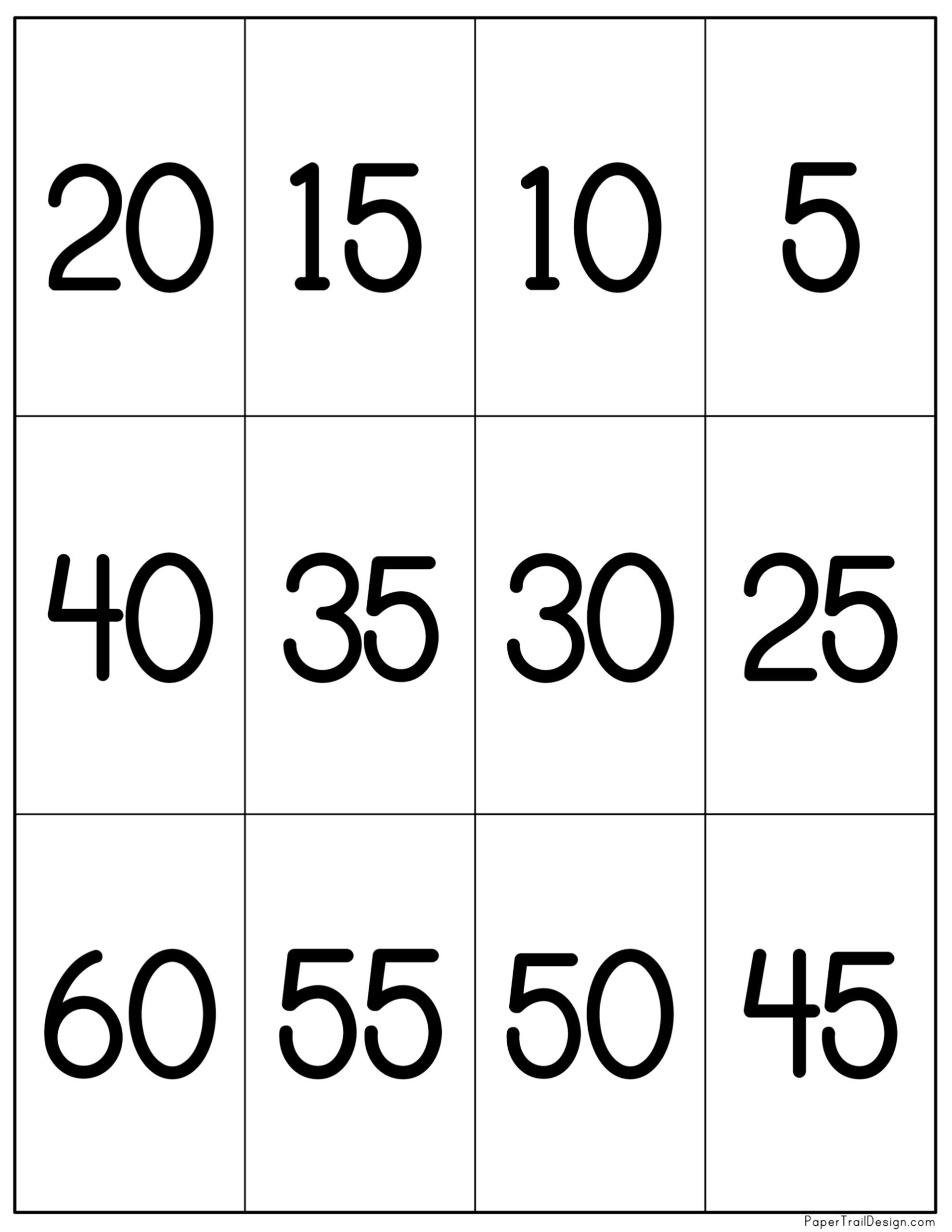 Printable Multiplication Flash Cards 0-10