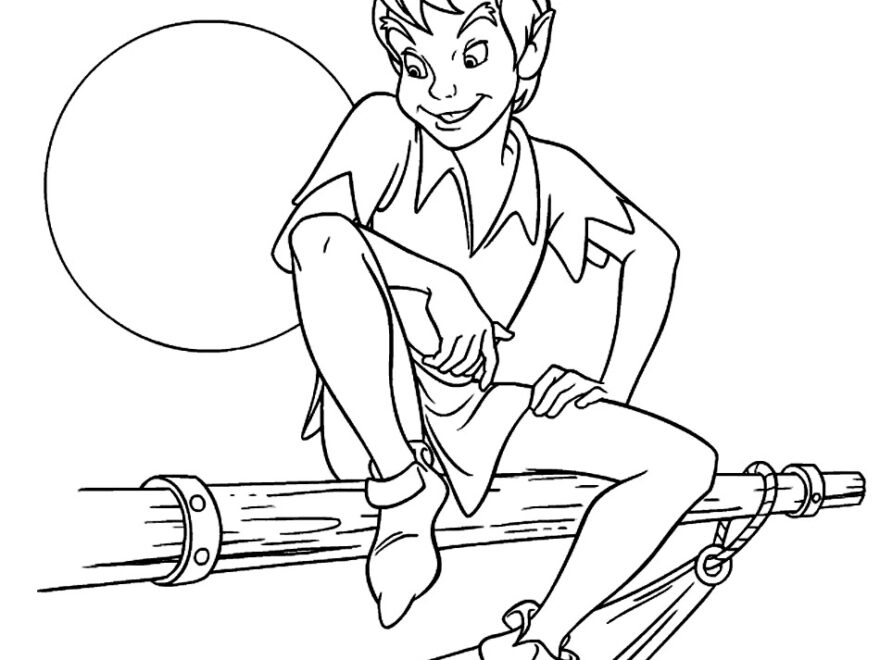 Free Printable Peter Pan Coloring Pages For Kids
