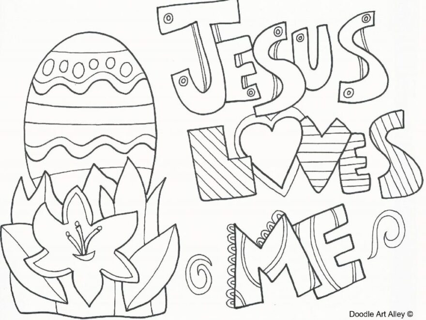 Free Printable Religious Easter Coloring Pages