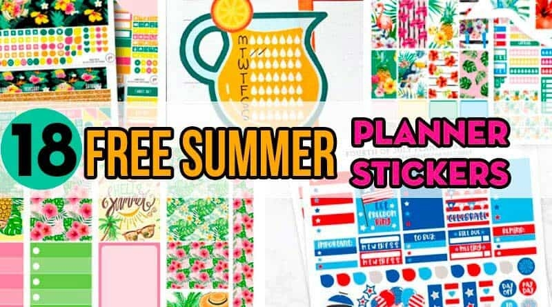 Free Printable Rescheduled Planner Stickers