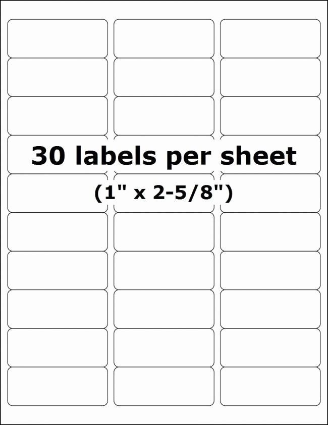 Free Printable Return Address Labels Templates Sampletemplate my id