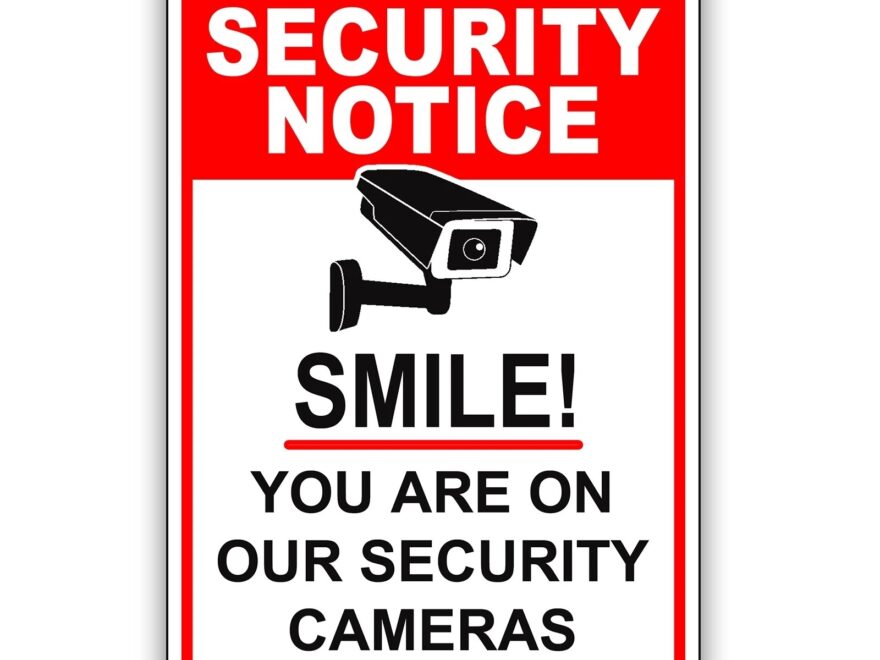 Free Printable Security Camera Signs Printable Calendars AT A GLANCE