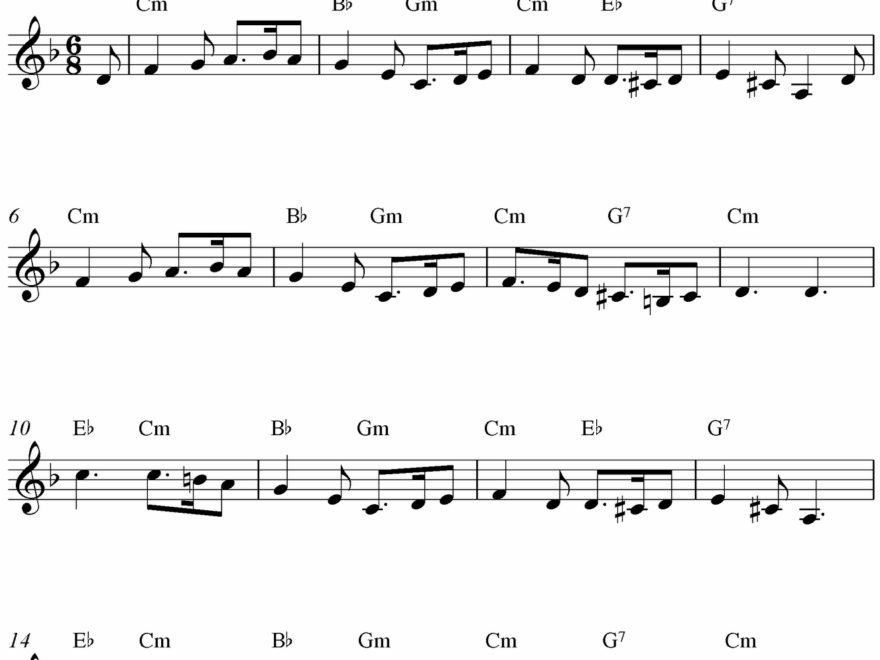 Free Printable Sheet Music Greensleeves Free Clarinet Sheet Music Notes
