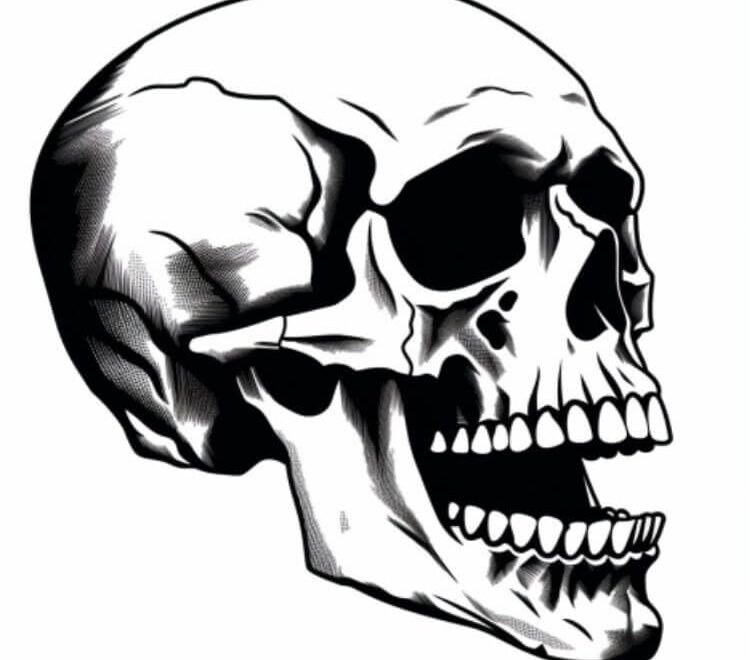 Free Printable Skull Stencils And Silhouettes Free Printable Stencils