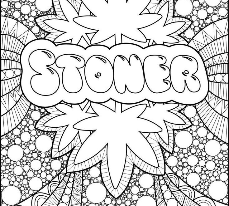 Free Printable Stoner Coloring Pages