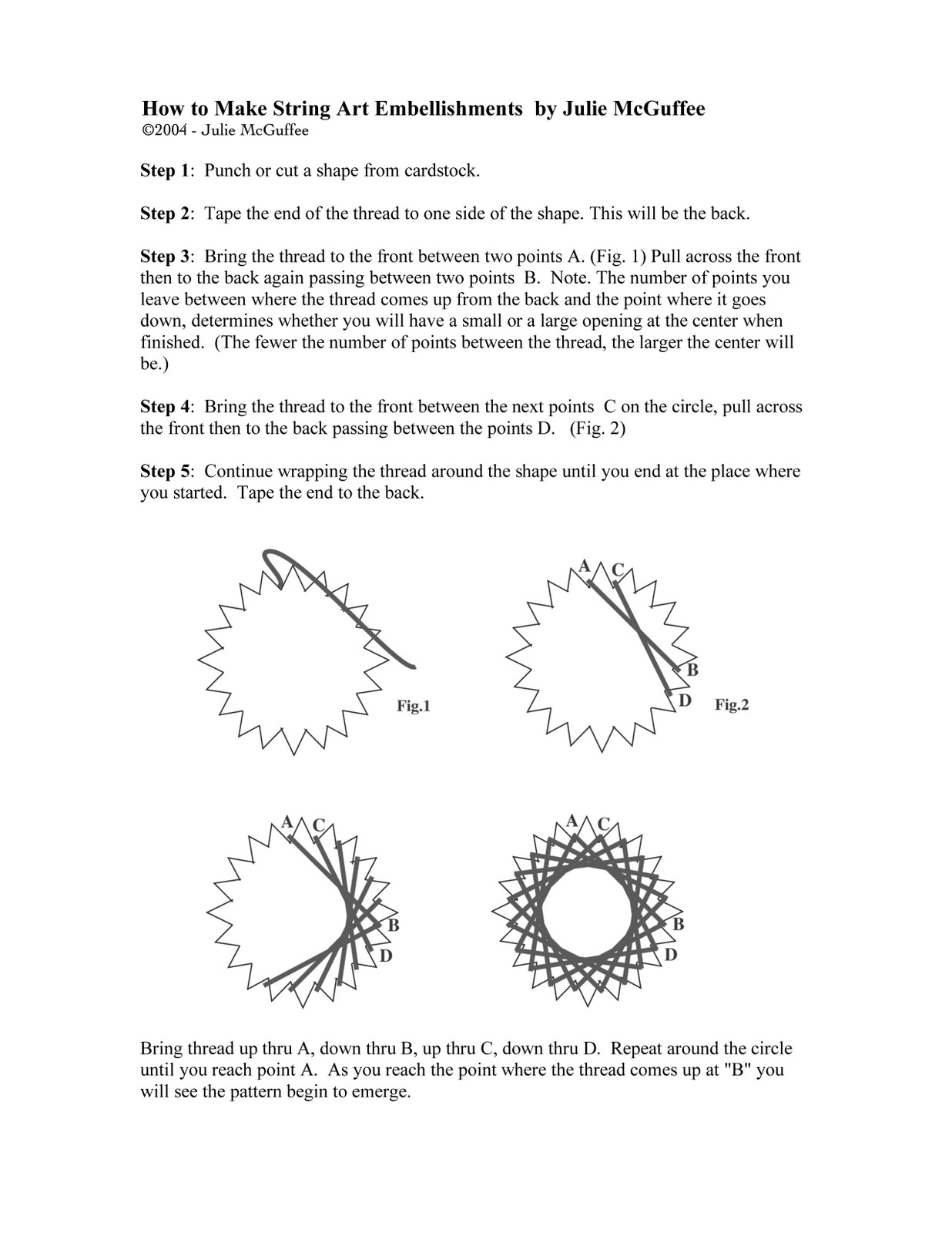 Free Printable String Art Patterns With Instructions