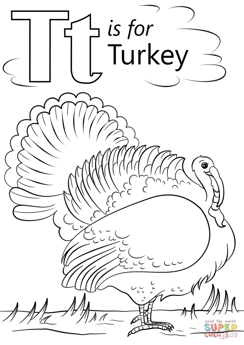 Free Printable T Is For Turkey Worksheets AlphabetWorksheetsFree Free Printable T Is For Turkey Worksheets AlphabetWorksheetsFree