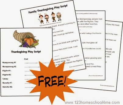 Free Printable Thanksgiving Skits