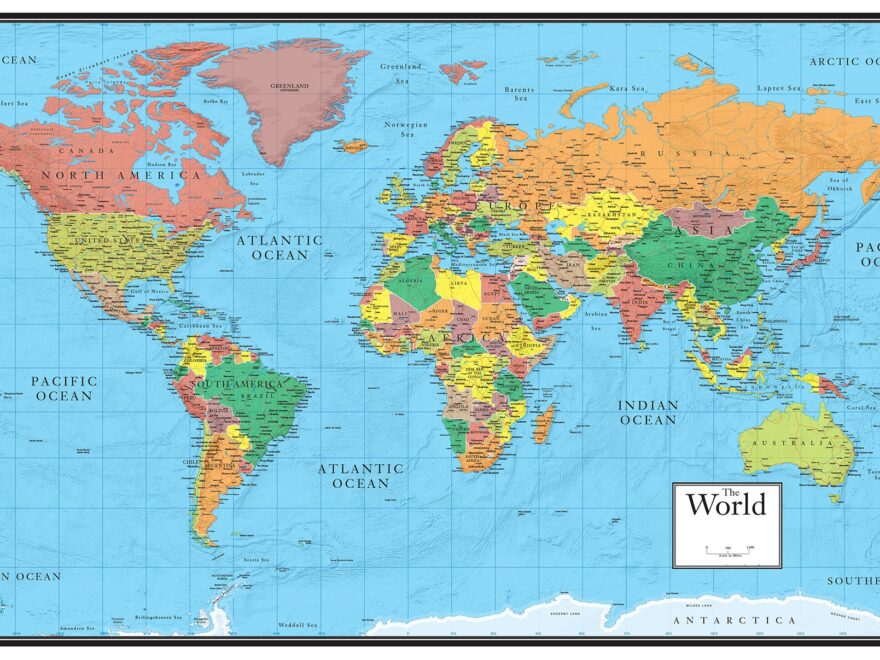 Free Printable World Atlas Map PRINTABLE TEMPLATES